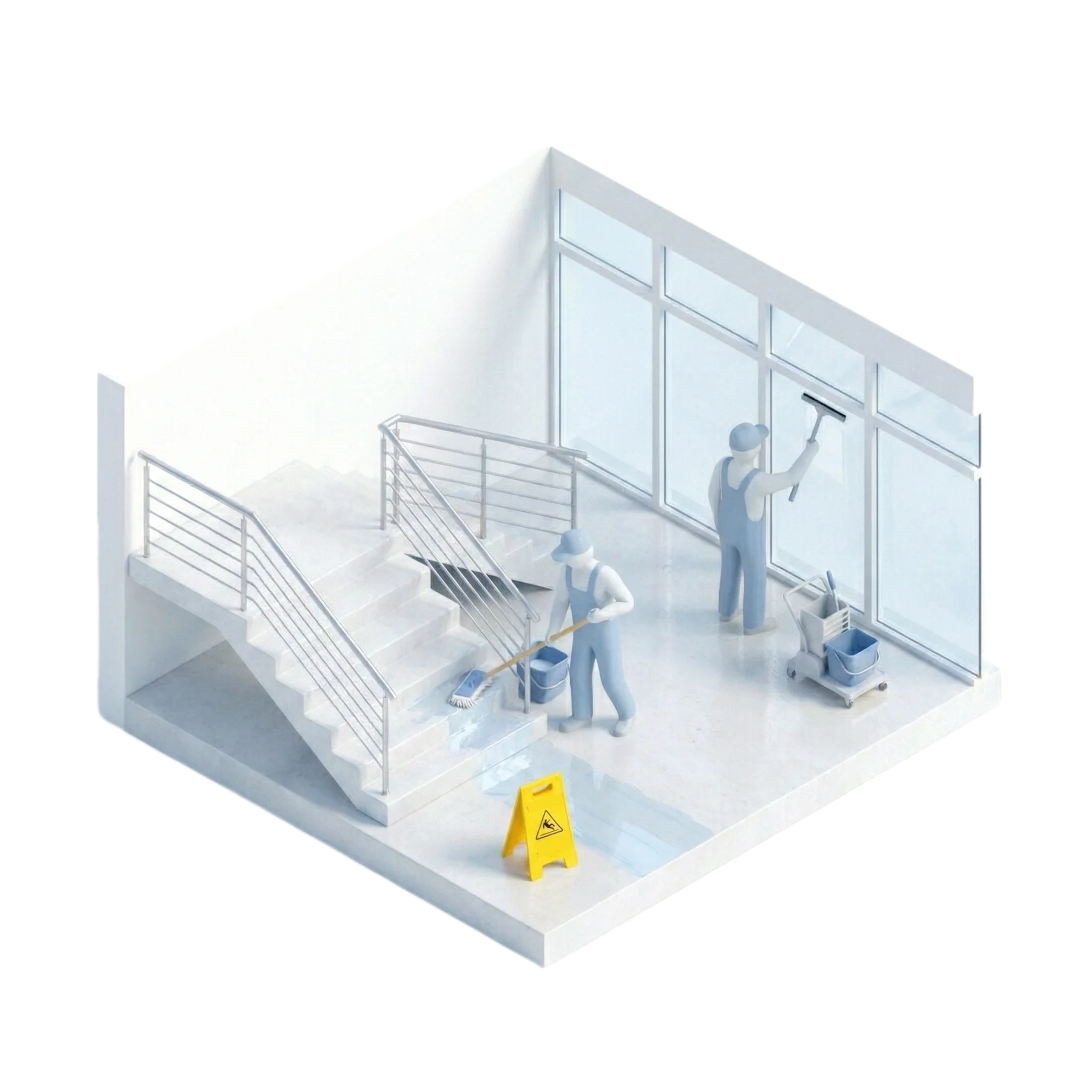 Gebäudereinigung und Pflege